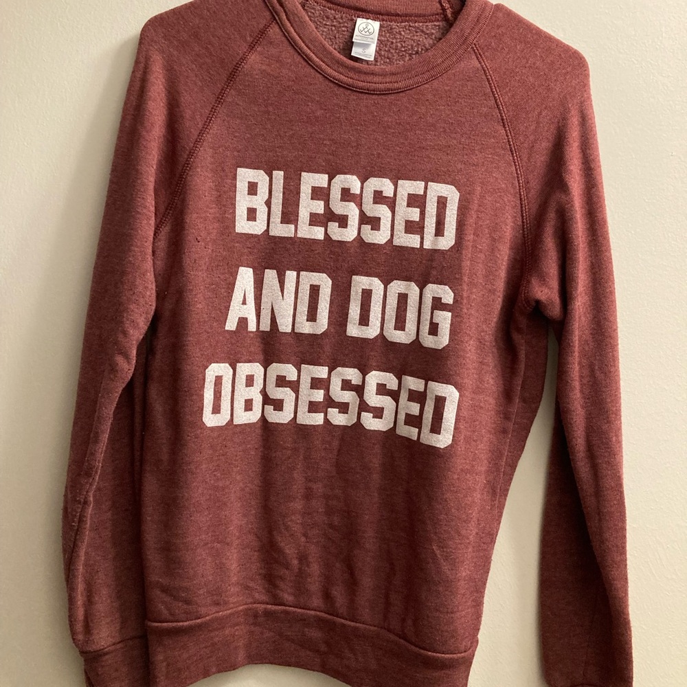“Blessed & Dog Obsessed” sweatshirt